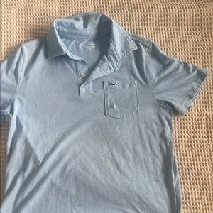 Vineyard Vines Light Blue boys Polo with Chest Pocket